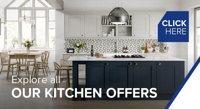 A promotional banner for the MKM Kitchen Offers